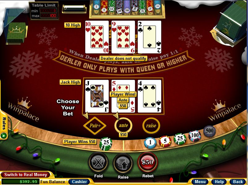 jeux de 3 card poker